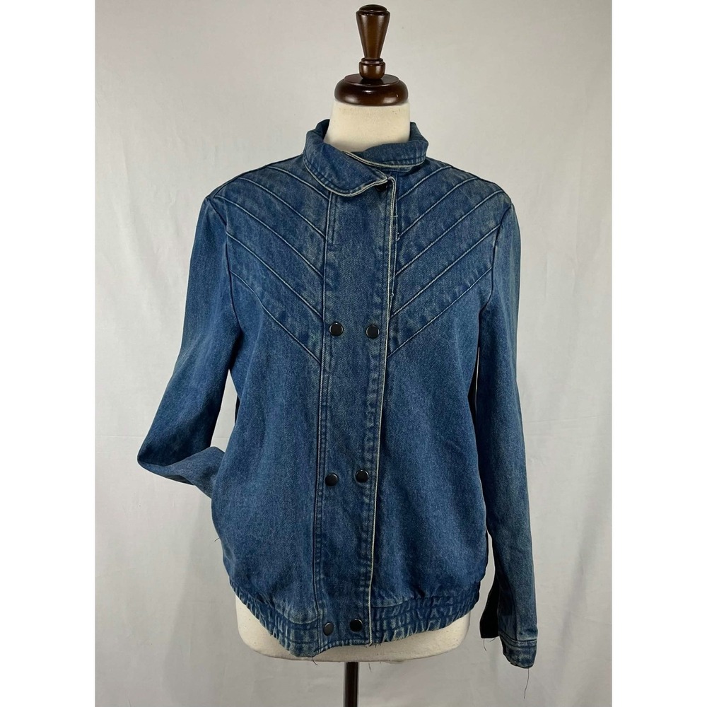 GUC 80s Vtg Great Cavalier Denim Jean Jacket Womans Size Medium
